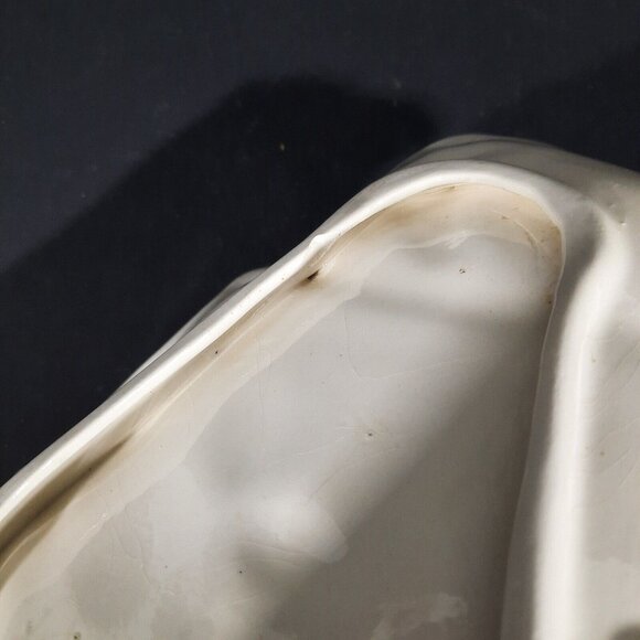 Ceramic Snowman Shaped Decorative Dish With Festive Hat & Scarf - Picture 6 of 7